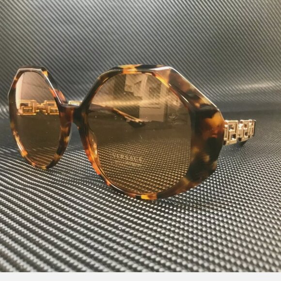 Versace Women's 59mm Havana Square Sunglasses